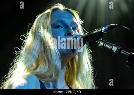 Mailand, Italien. 18. April 2023. Billie Marten tritt am 18 2023. April live in Alcatraz in Mailand auf (Foto: Mairo Cinquetti/NurPhoto). Kredit: NurPhoto SRL/Alamy Live News Stockfoto