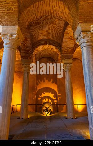 Gulhane Zisterne oder Gulhane Sarnici in Istanbul. Wahrzeichen von Istanbul. Istanbul Turkiye - 3.30.2023 Stockfoto