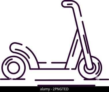 Isoliertes Roller-Spielzeug – Symbolvektor für Skizzen Stock Vektor