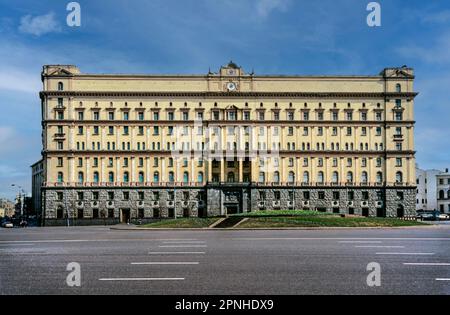 FSB (ehemalige KGB)-Hauptquartier in Moskau, Russland Stockfoto