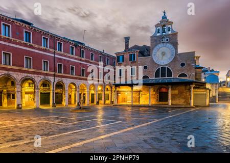 Campo San Giacomo di Rialto, Venedig, Venetien, Italien Stockfoto