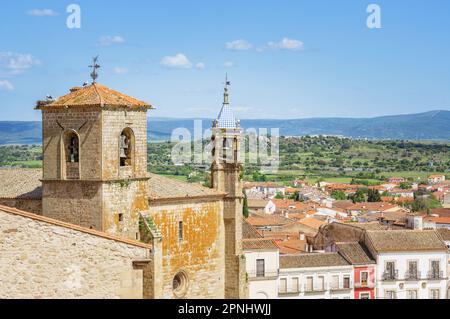 Trujillo, Spanien. Blick auf eine Stadt in der Provinz Cáceres, Spanien Stockfoto