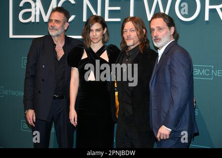 Jeffrey Dean Morgan, Lauren Cohan, Norman Reedus, Andrew Lincoln Stockfoto