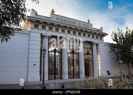 Friedhof Recoleta Ruhe in Frieden Stockfoto