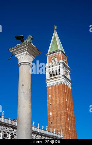 Campanile San Marco, Venedig, Veneto, Italien Stockfoto