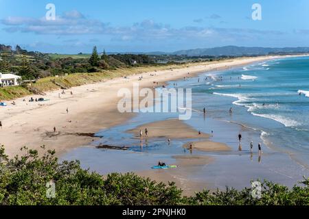 The Beach in Waipu Cove, Bream Bay, Northland, Neuseeland. Stockfoto