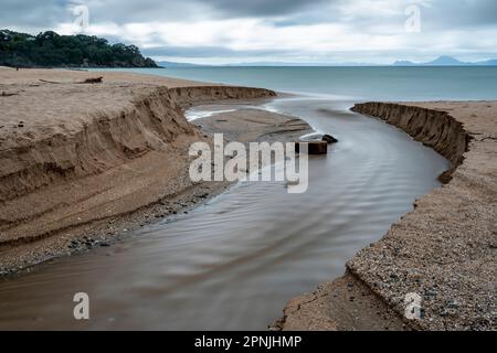 Langs Beach, Bream Bay, Northland, Neuseeland Stockfoto