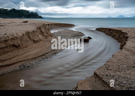 Langs Beach, Bream Bay, Northland, Neuseeland Stockfoto