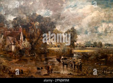 The Hay Wain, John Constable, Studie, ca. 1821, Stockfoto