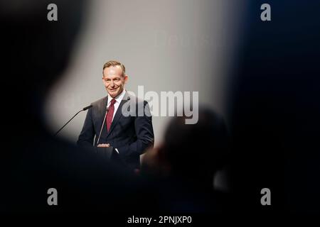 Berlin, Deutschland. 19. April 2023. Volker Wissing (FDP), Bundesminister für Verkehr und digitale Angelegenheiten, Berlin, 19. April 2023. Kredit: dpa/Alamy Live News Stockfoto