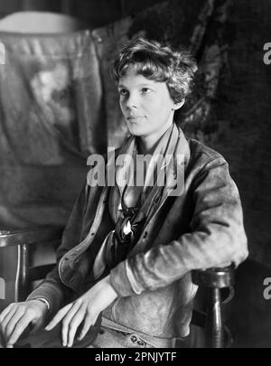 Amelia Earhart (1897-1937), Foto: Peter A. Juley, c. 1932 Stockfoto