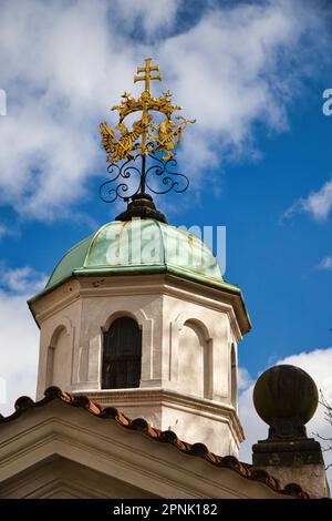 Die Kapelle der Jungfrau Maria in Vysehrad. Prag. UNESCO-Weltkulturerbe. Stockfoto