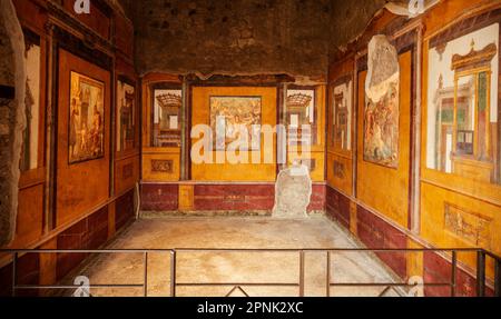 Archäologischer Park von Pompeji in der Nähe von Neapel, Italien Stockfoto