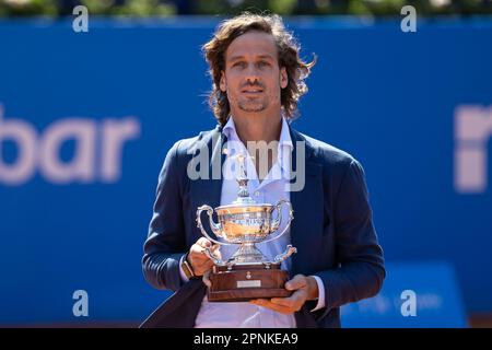 Barcelona, Spanien. 19. April 2023. BARCELONA, SPANIEN - 19. APRIL: Feliciano Lopez tritt bei der Barcelona Open Banc Sabadell 70 Trofeo Conde de Godo im Real Club de Tenis Barcelona am 19. April 2023 in Barcelona, Spanien (Kreditbild: © Gerard Franco/DAX via ZUMA Press Wire) NUR REDAKTIONELLE VERWENDUNG! Nicht für den kommerziellen GEBRAUCH! Stockfoto