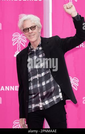 Cannes, Frankreich. 20. April 2023. Stewart Copeland nimmt an der Abschlusszeremonie während des Internationalen Festivals Canneseries 6. am 19. April 2023 in Cannes, Frankreich, Teil. Foto: David Niviere/ABACAPRESS.COM Kredit: Abaca Press/Alamy Live News Stockfoto