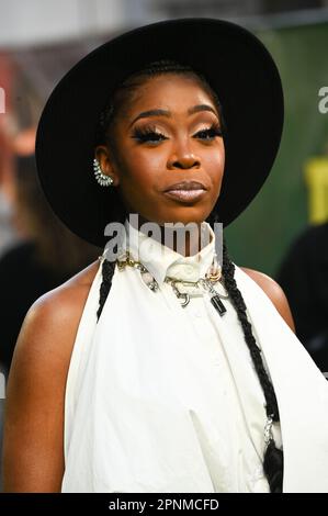 Seraphina ist bei der Special Screening of Polite Society, Curzon Mayfair, London, Großbritannien, eingeloggt. Foto aufgenommen am 19. April 2023. Kredit: Siehe Li/Picture Capital/Alamy Live News Stockfoto