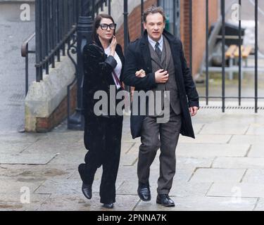 Sadie Frost kommt heute Morgen vor den königlichen Gerichten an. Aufnahme am 29. März 2023. © Belinda Jiao jiao.bilin@gmail.com 07598931257 htt Stockfoto