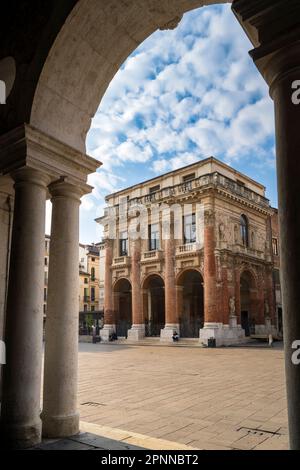 Palazzo del Capitaniato, entworfen von Andrea Palladio, Vicenza, Venetien, Italien Stockfoto