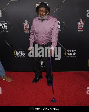 Los Angeles, USA. 19. April 2023. Garrett Morris auf dem 23. Annual International Beverly Hills Film Festival - Eröffnungsabend in den TCL Chinese 6 Theatern in Hollywood, Kalifornien, am Mittwoch, den 19. April 2023. (Foto: Sthanlee B. Mirador/Sipa USA) Guthaben: SIPA USA/Alamy Live News Stockfoto