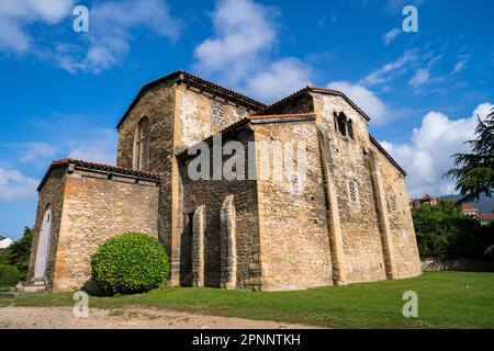 Basilika San Julián de los Prados in Oviedo, Asturien, Spanien Stockfoto