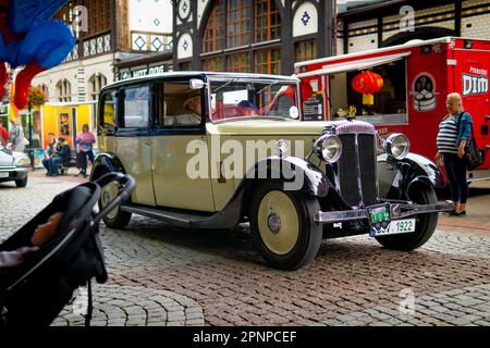 Szczawno-zdroj, Polen - August 6,2022: X Walbrzych International Rally of Oldtimer Stockfoto