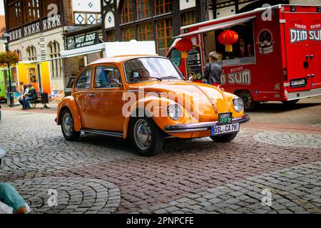 Szczawno-zdroj, Polen - August 6,2022: X Walbrzych International Rally of Oldtimer Stockfoto