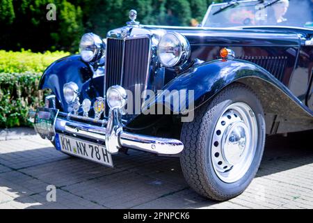 Szczawno-zdroj, Polen - August 6,2022: X Walbrzych International Rally of Oldtimer Stockfoto