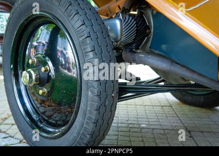 Szczawno-zdroj, Polen - August 6,2022: X Walbrzych International Rally of Oldtimer Stockfoto