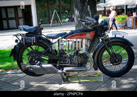 Szczawno-zdroj, Polen - August 6,2022: X Walbrzych International Rally of Oldtimer Stockfoto