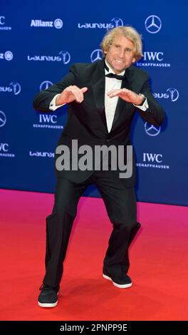 ARCHIVFOTO: Robbie NAISH wird am 23. April 2023 60. Robby NAISH (USA, Windsurfer) Ankunft der Gäste auf dem roten Teppich zur Zeremonie der Laureus World Sports Awards 2016 in Berlin am 04./18. Mai 2016. Â Stockfoto