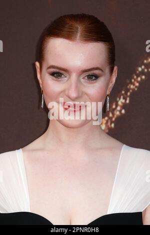 12. Oktober 2022, London, Vereinigtes Königreich: Hannah Hampton besucht die europäische Premiere „Empire of Light“ während des BFI London Film Festival 66. in der Royal Festival Hall in London. (Credit Image: © Fred Duval/SOPA Images via ZUMA Press Wire) NUR ZUR REDAKTIONELLEN VERWENDUNG! Nicht für den kommerziellen GEBRAUCH! Stockfoto