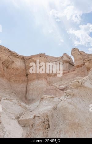 Al Qarah Mountains Hills in Al-Ahsa, in der östlichen Provinz Saudi-Arabiens. Stockfoto