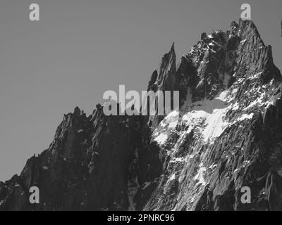 Aiguilles en vallée de Chamonix Stockfoto