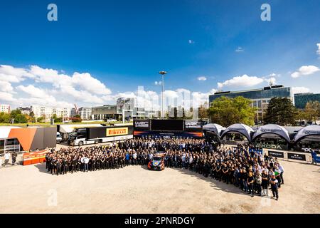 Zagreb, Kroatisch. 20. April 2023. Ambiance während der Kroatien Rally 2023, 4. Runde der WRC World Rally Car Championship 2023, vom 20. Bis 23. April 2023 in Zagreb, Kroatien - Foto Nikos Katikis/DPPI Credit: DPPI Media/Alamy Live News Stockfoto