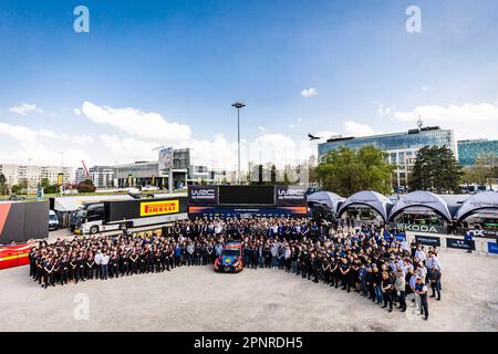 Zagreb, Kroatisch. 20. April 2023. Ambiance während der Kroatien Rally 2023, 4. Runde der WRC World Rally Car Championship 2023, vom 20. Bis 23. April 2023 in Zagreb, Kroatien - Foto Nikos Katikis/DPPI Credit: DPPI Media/Alamy Live News Stockfoto