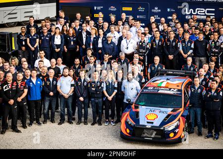 Zagreb, Kroatisch. 20. April 2023. Ambiance während der Kroatien Rally 2023, 4. Runde der WRC World Rally Car Championship 2023, vom 20. Bis 23. April 2023 in Zagreb, Kroatien - Foto Nikos Katikis/DPPI Credit: DPPI Media/Alamy Live News Stockfoto