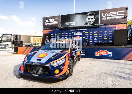 Zagreb, Kroatisch. 20. April 2023. Ambiance während der Kroatien Rally 2023, 4. Runde der WRC World Rally Car Championship 2023, vom 20. Bis 23. April 2023 in Zagreb, Kroatien - Foto Nikos Katikis/DPPI Credit: DPPI Media/Alamy Live News Stockfoto