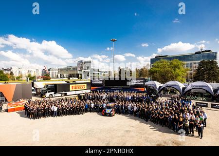 Zagreb, Kroatisch. 20. April 2023. Ambiance während der Kroatien Rally 2023, 4. Runde der WRC World Rally Car Championship 2023, vom 20. Bis 23. April 2023 in Zagreb, Kroatien - Foto Nikos Katikis/DPPI Credit: DPPI Media/Alamy Live News Stockfoto