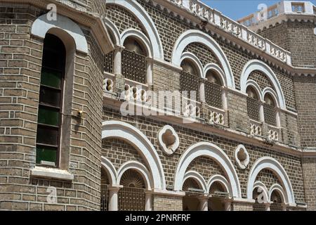 DIE ALFRED HIGH SCHOOL - MOHANDAS GANDHI VIDHYALAY, RAJKOT, GUJARAT, INDIEN. Stockfoto