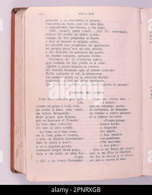 CANCION DEL PIRATA - 1836. Autor: ESPRONCEDA JOSE. Stockfoto