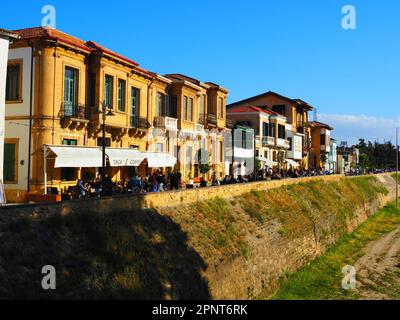 Nikosia, abgewanderte Hauptstadt Zyperns auf einem Roadtrip, Mittelmeer Stockfoto