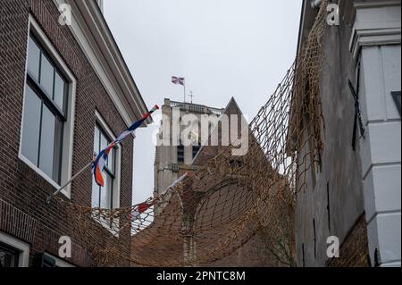 Brielle, Niederlande, feiert die Freiheit, die erste Stadt, die am 1. April 1572 von den Spaniern befreit wurde, die Geschichte der Niederlande Stockfoto