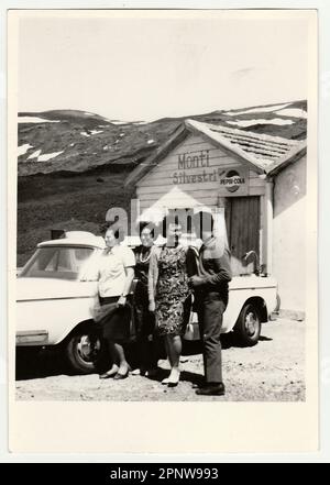 Italien, um 1960 s: Vintage Foto zeigt Menschen auf Ferien, ca. 1960er-Jahre. Stockfoto