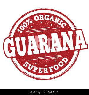 Guarana grunge rubber stamp on white background, vector illustration Stock Vektor