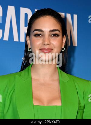 Hollywood, USA. 20. April 2023. Melissa Barrera trifft auf der Premiere von Sony Pictures Classics „Carmen“ in Los Angeles mit L.A. ein Tanzprojekt und KCRW im Linwood Dunn Theatre am 20. April 2023 in Hollywood, Kalifornien. © Tammie Arroyo/AFF-USA.com Guthaben: AFF/Alamy Live News Stockfoto