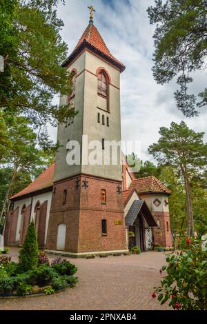 Orthodoxe Kirche St. Seraphim von Sarov, ehemalige lutherische Kirche von Raushen in Svetlogorsk. Region Kaliningrad. Russland Stockfoto