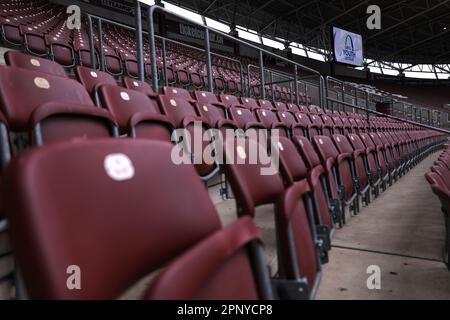 Genf, Schweiz, 21. April 2023. Eine allgemeine Betrachtung vor dem Spiel der UEFA Youth League im Stade De Geneve, Genf. Der Bildausdruck sollte lauten: Jonathan Moscrop/Sportimage Stockfoto