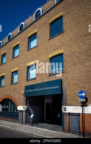 Royal College of Obstetricians and Gynäkologen (RCOG). RCOG-Hauptsitz in 10-18 Union St, London, Großbritannien. 1929 gegründeter Berufsverband. Stockfoto