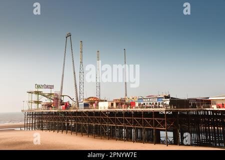 Blackpool South Pier, Blackpool, England Stockfoto