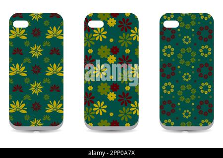 Blockboxen Vektorschutz Schutzhülle, farbige Handyhülle Schutzhülle Silikonschutz Stockfoto